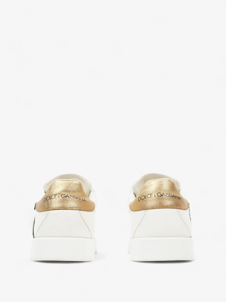 Royal Crown Portofino Sneakers White / Gold Leather EU 38.5 UK 5.5 Image 8