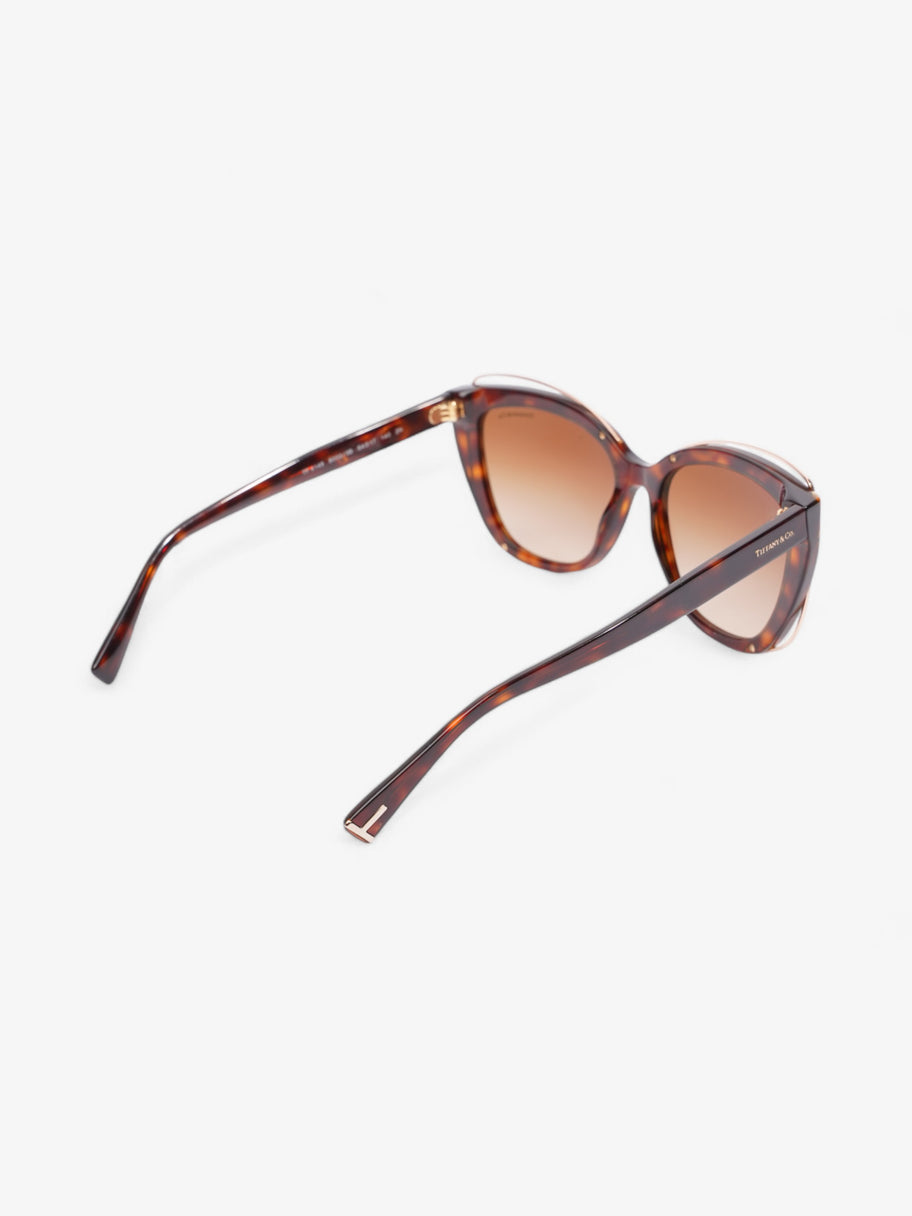 Tiffany and Co Cat-Eye Sunglasses Havana Brown Acetate 140mm Image 7