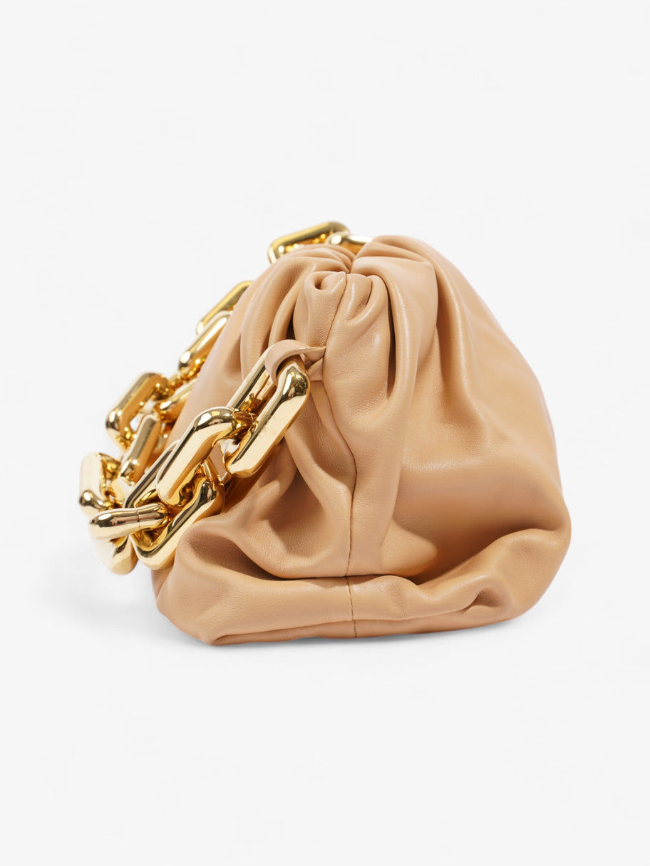 Bottega Veneta Pouch Chain Beige Nappa Leather Image 3