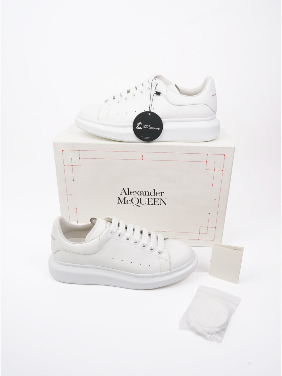 Alexander McQueen Oversized Sneakers White Leather EU 42 UK 8 Image 10