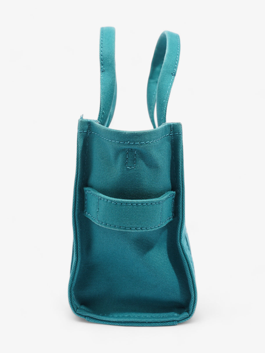 Marc Jacobs The Tote Bag Harbour Blue Canvas Mini Image 3