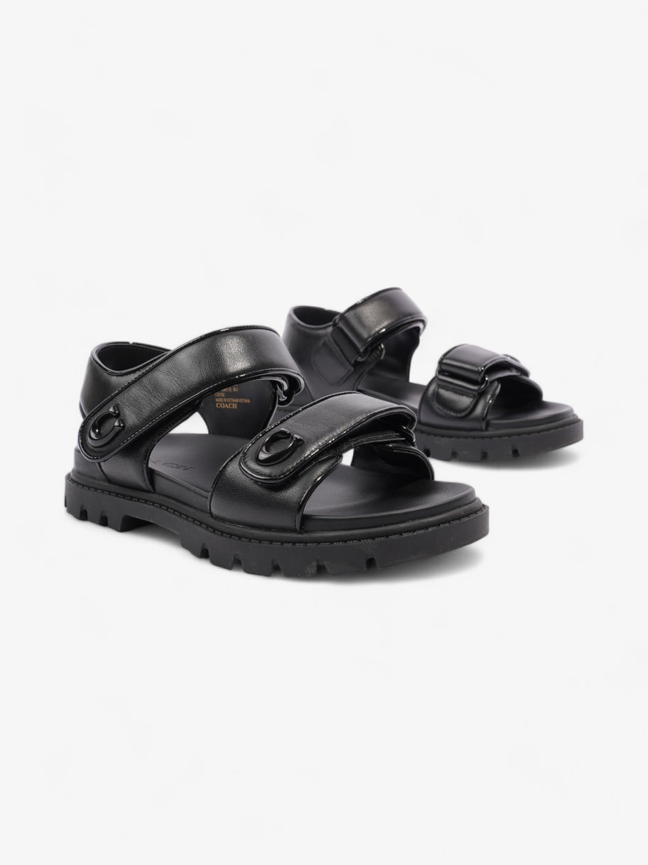 Coach Brynn Sandals Black Leather EU 36.5 UK 3.5 Image 2