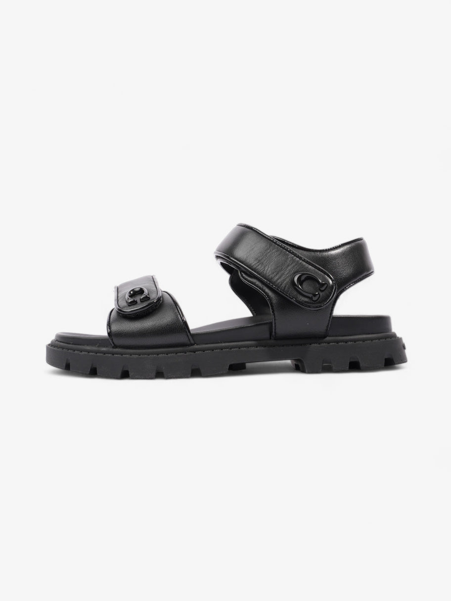 Coach Brynn Sandals Black Leather EU 36.5 UK 3.5 Image 5