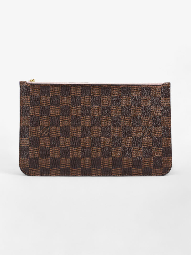  Louis Vuitton Neverful Pochette Damier Ebene Coated Canvas