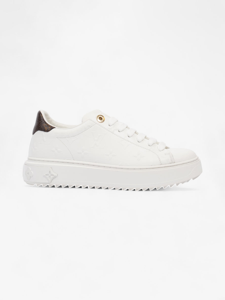 Louis Vuitton Time Out Sneakers White  / Monogram Leather EU 37 UK 4 Image 1