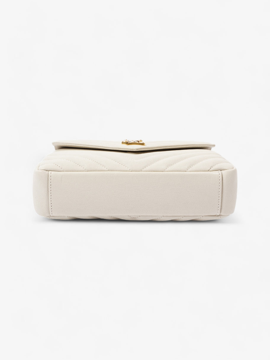 Saint Laurent College Medium Cream Leather Image 6