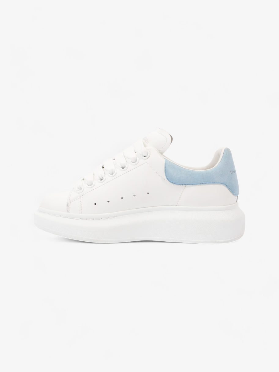 Alexander McQueen Oversized Sneakers White  / Light Blue Tab Leather EU 35 UK 2 Image 3