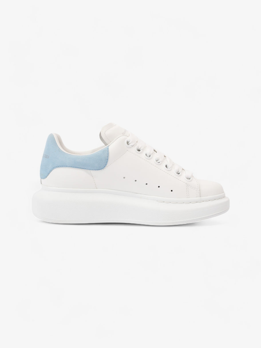 Alexander McQueen Oversized Sneakers White  / Light Blue Tab Leather EU 35 UK 2 Image 4