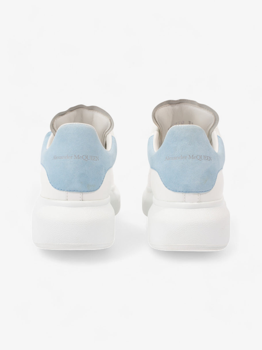 Alexander McQueen Oversized Sneakers White  / Light Blue Tab Leather EU 35 UK 2 Image 6