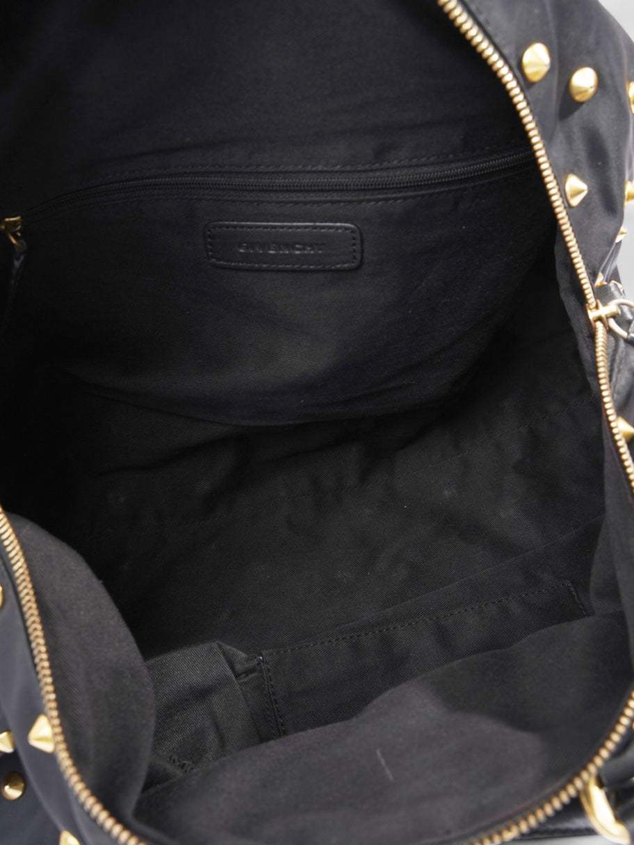 Givenchy Studded Satchel Black Nylon Image 9