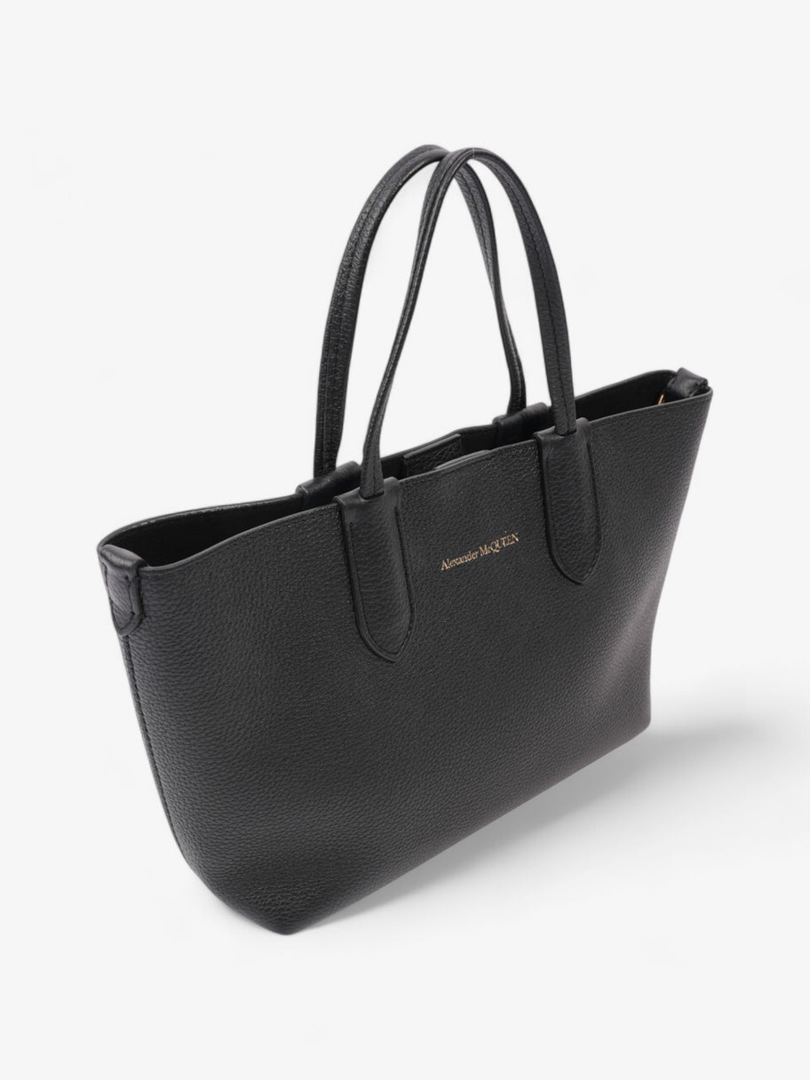 Alexander McQueen Shopper Tote Black Leather Small Image 7