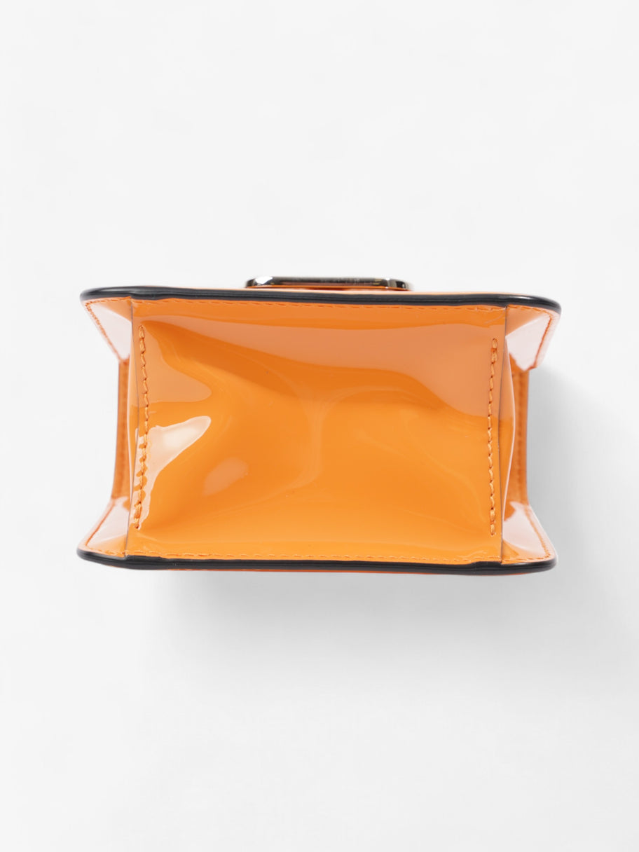 Valentino VSling Orange Patent Leather Mini Image 6