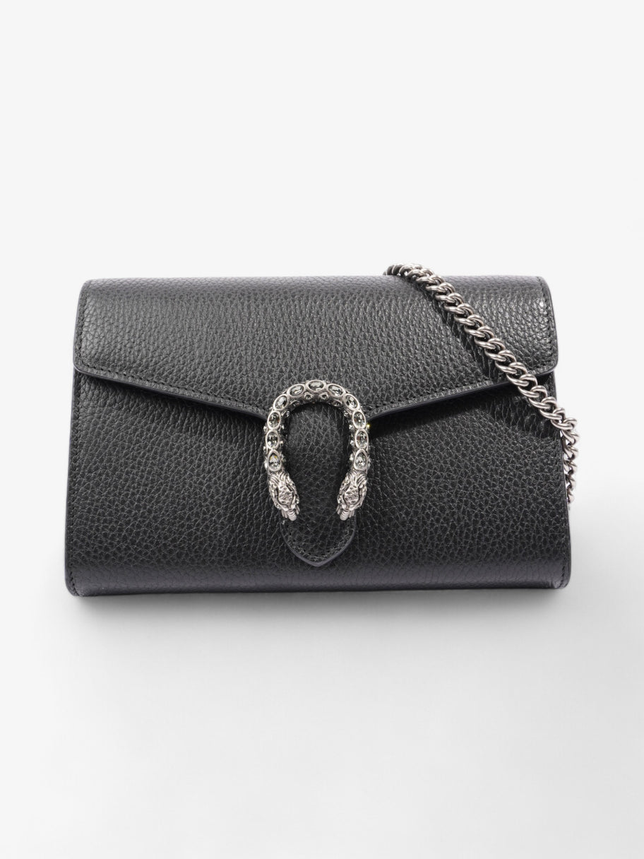 Gucci Dionysus Chain Wallet Black Calfskin Leather Mini Image 1