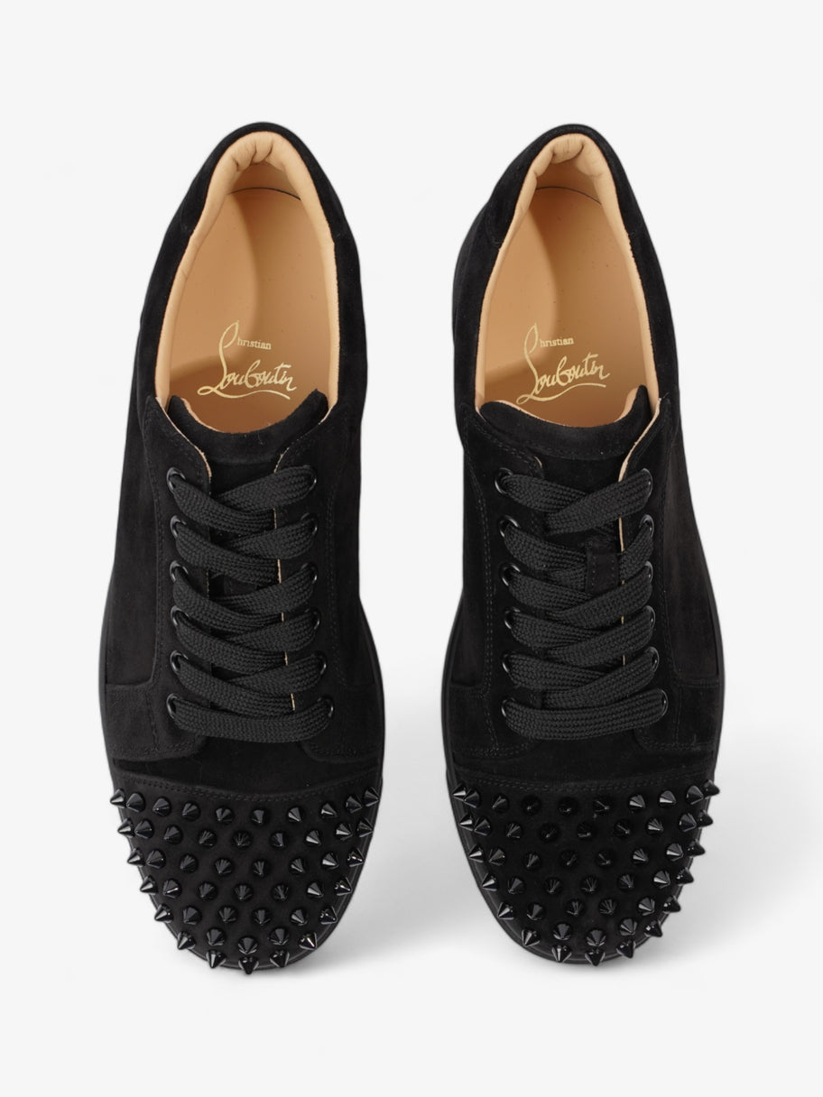 Christian Louboutin Vieira Spikes Flat Black Suede EU 38 UK 5 Image 8