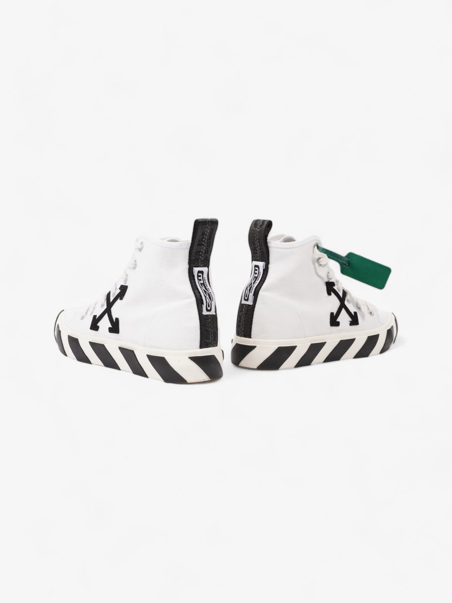 Off White Vulcanized High-top Sneakers White / Black Canvas EU 42 UK 8 Image 10