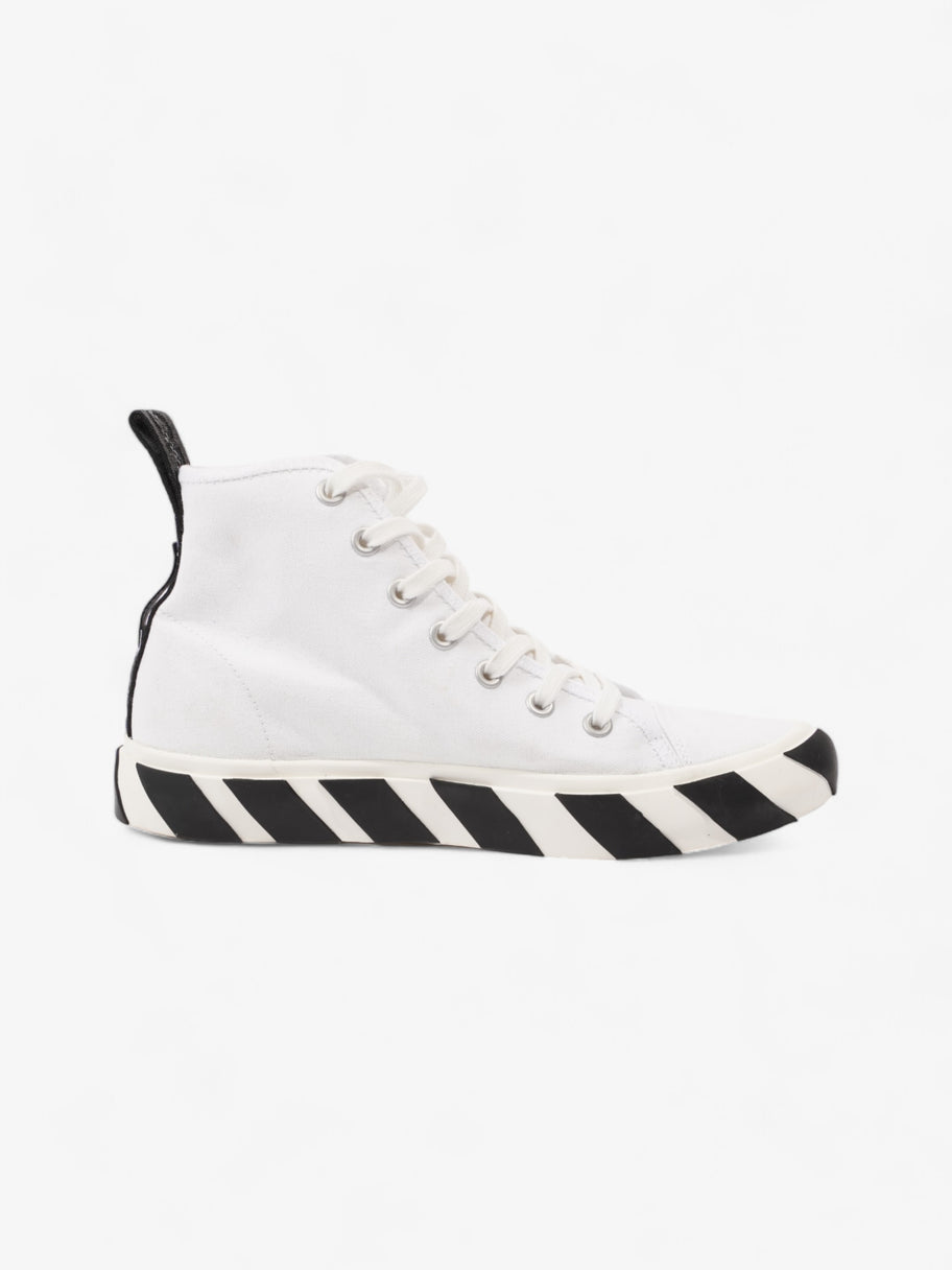 Off White Vulcanized High-top Sneakers White / Black Canvas EU 42 UK 8 Image 4