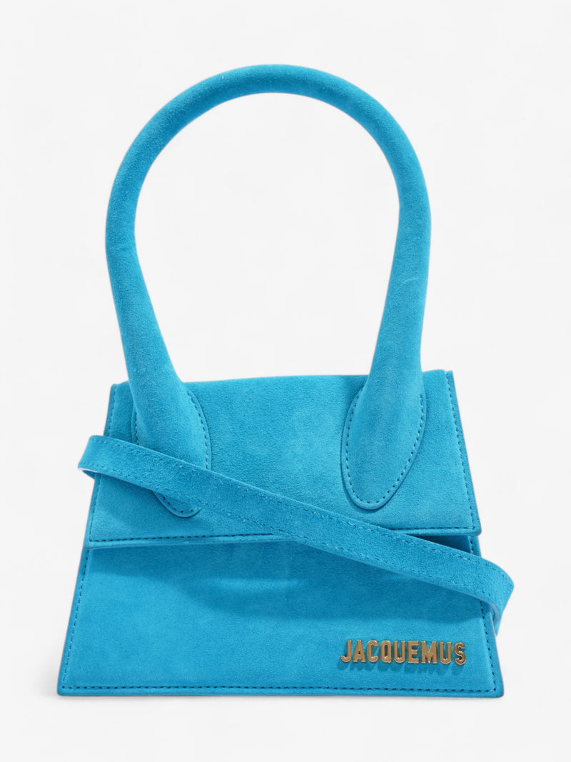  Jacquemus Le Chiquito Moyen Blue Suede