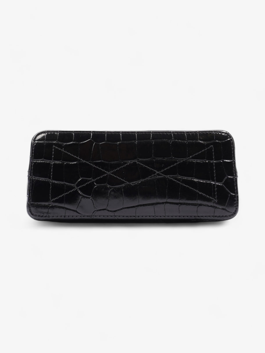 Micro Seaton  Black Embossed Leather Image 6