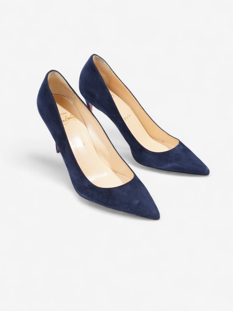 Christian Louboutin Decollete 554 85mm Marine Blue Suede EU 39 UK 6 Image 2