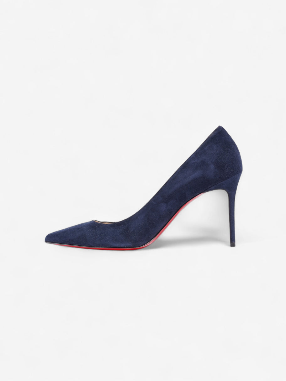 Christian Louboutin Decollete 554 85mm Marine Blue Suede EU 39 UK 6 Image 3