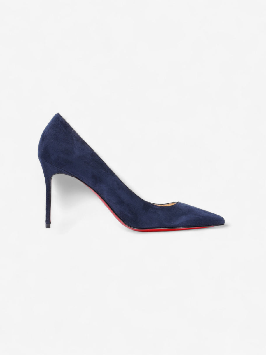 Christian Louboutin Decollete 554 85mm Marine Blue Suede EU 39 UK 6 Image 4