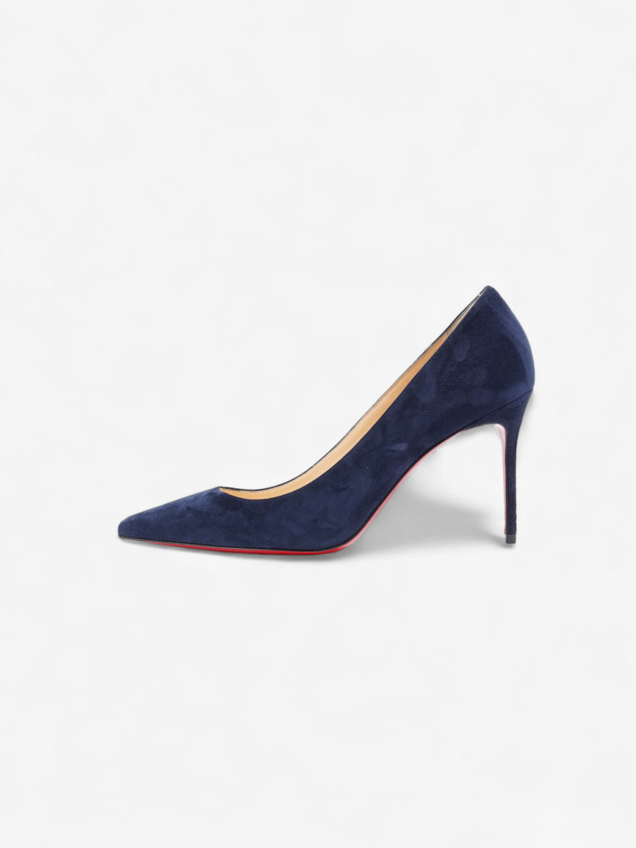 Christian Louboutin Decollete 554 85mm Marine Blue Suede EU 39 UK 6 Image 5