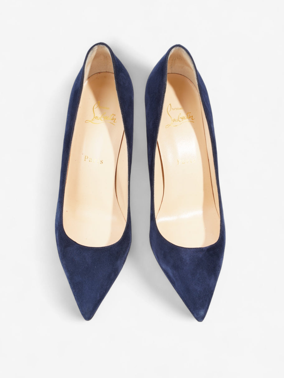 Christian Louboutin Decollete 554 85mm Marine Blue Suede EU 39 UK 6 Image 8