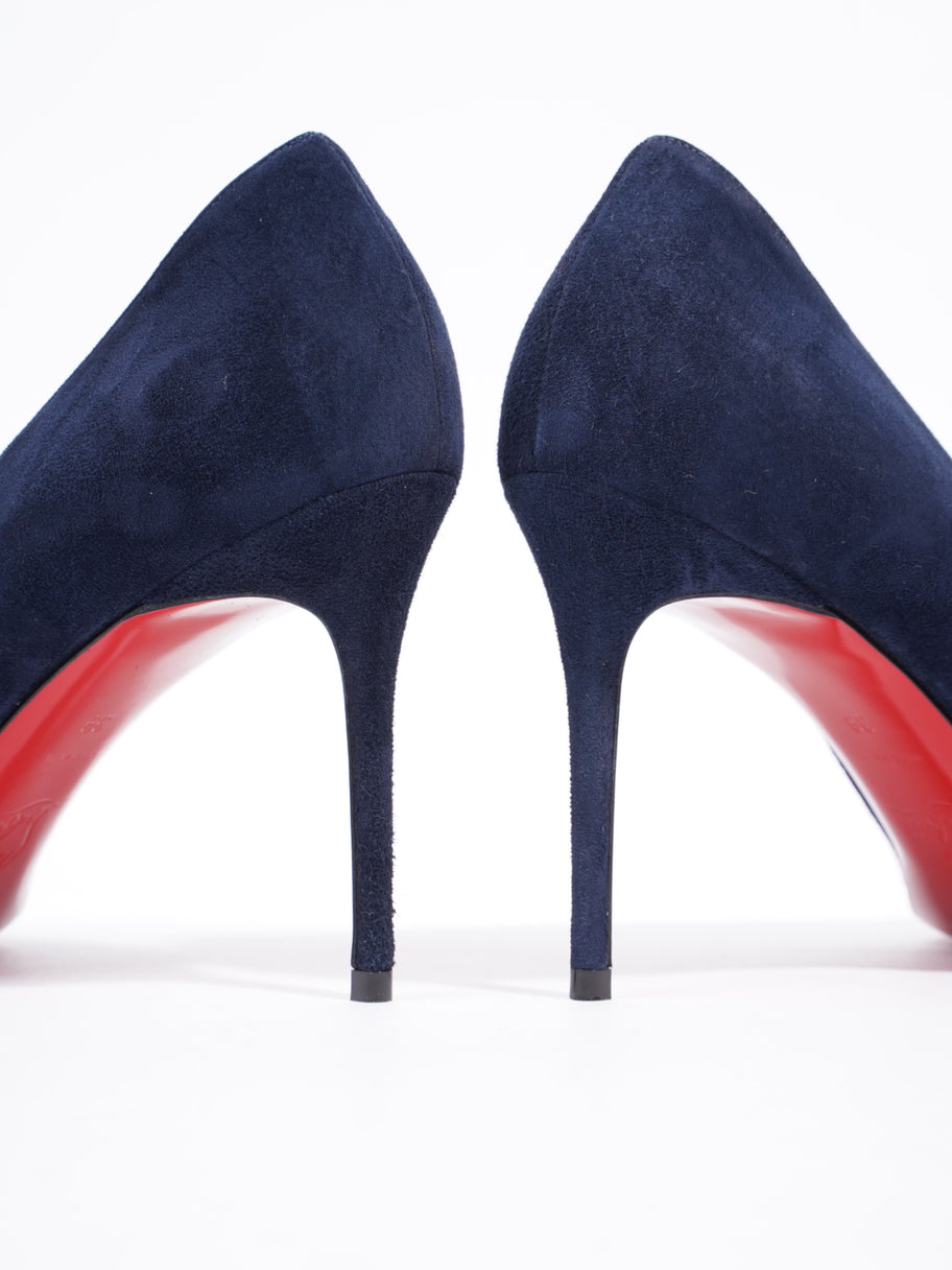 Christian Louboutin Decollete 554 85mm Marine Blue Suede EU 39 UK 6 Image 9