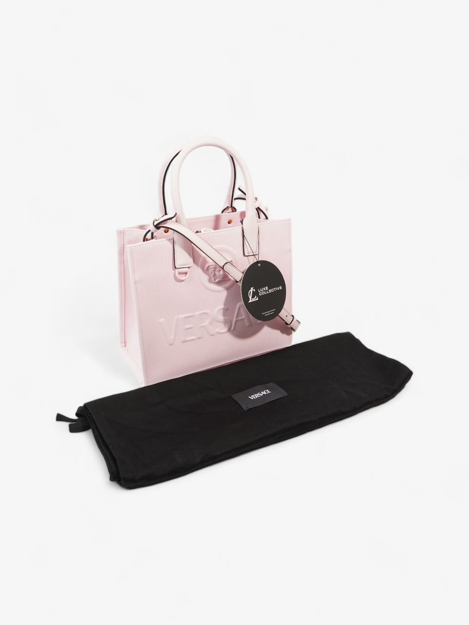 Versace La Medusa Tote Pink Canvas Small Image 9