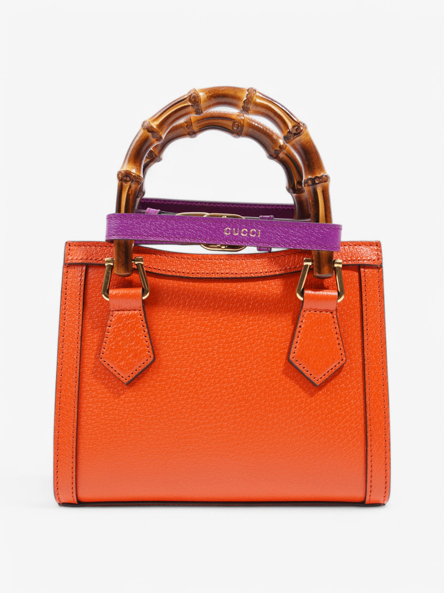 Gucci Diana Orange Leather Mini Image 4