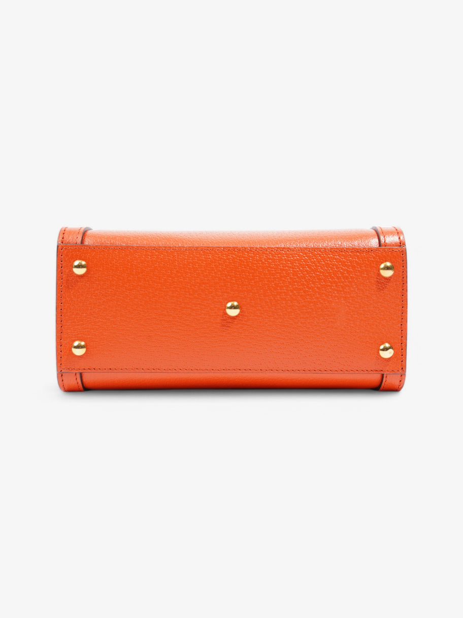 Gucci Diana Orange Leather Mini Image 6