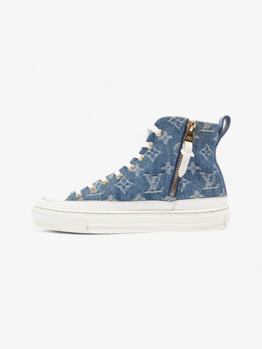 Louis Vuitton Stellar High Top Blue / White Denim EU 36 UK 3 Image 3