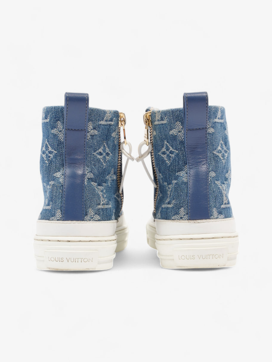 Louis Vuitton Stellar High Top Blue / White Denim EU 36 UK 3 Image 6