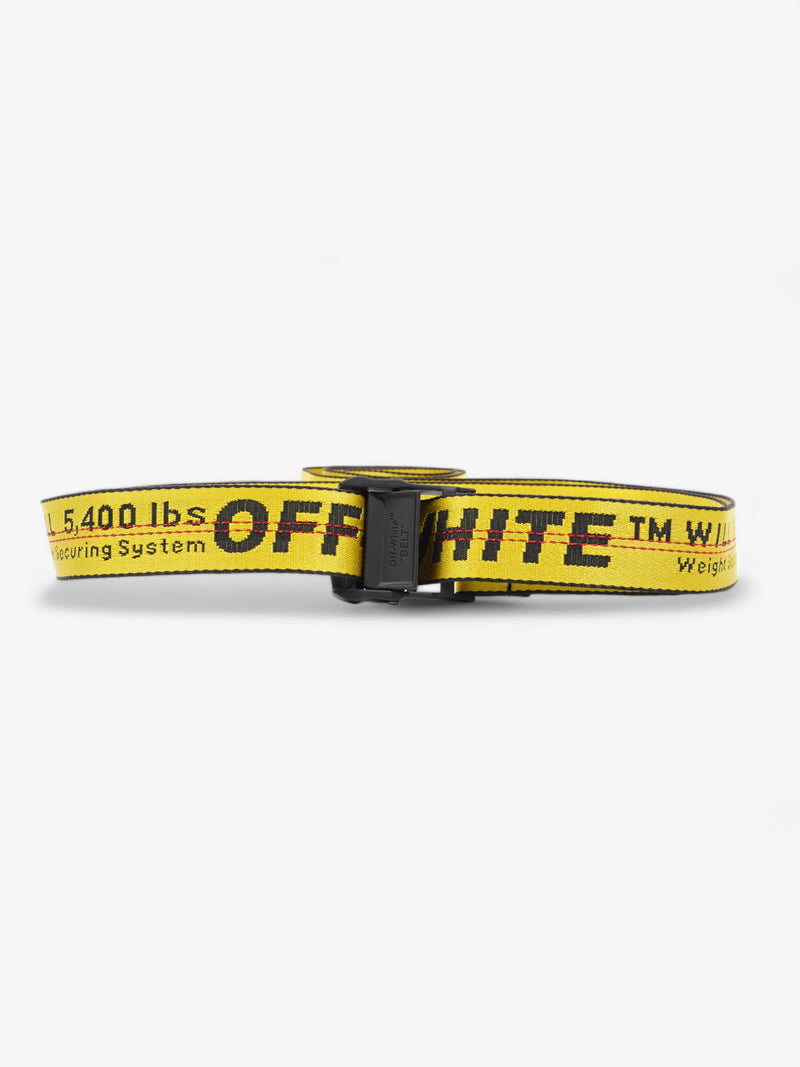  Off White Industrial Belt Yellow Fabric 200cm