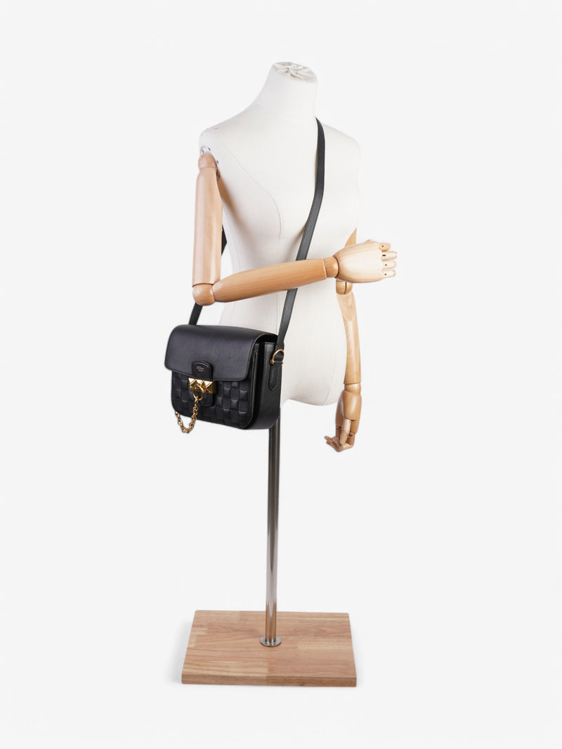  Mulberry Keeley Satchel Black Leather