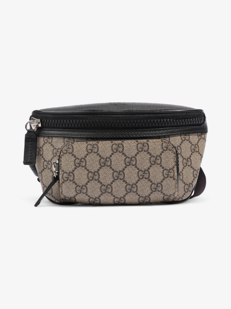  Gucci Eden Belt Bag GG Supreme / Black Coated Canvas