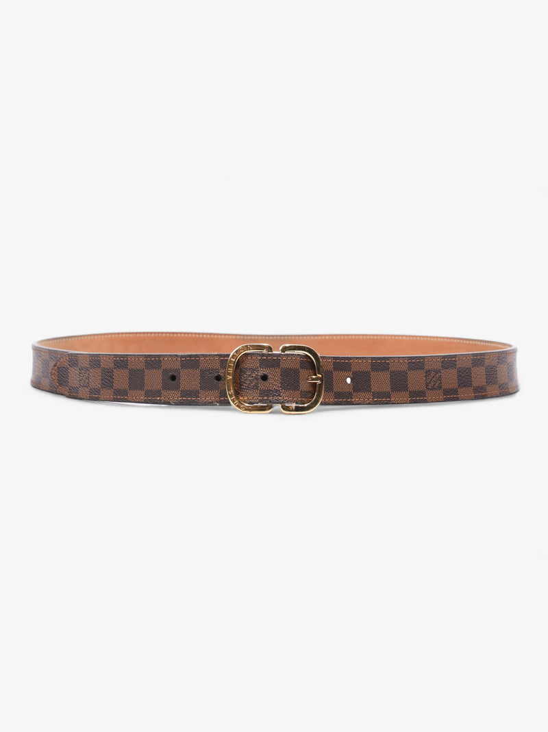  Trunk Buckle Mini Belt Damier Ebene Coated Canvas 80cm 32