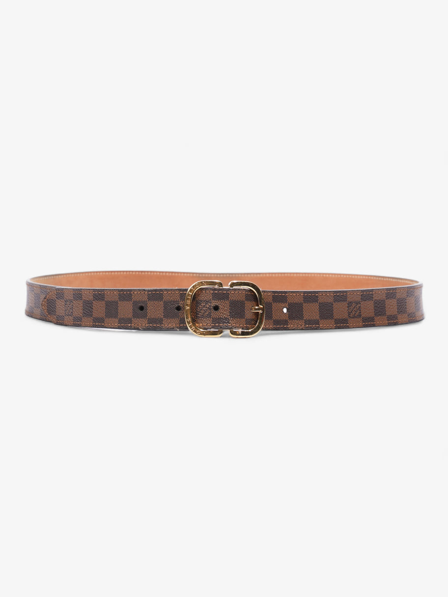 Trunk Buckle Mini Belt Damier Ebene Coated Canvas 80cm 32