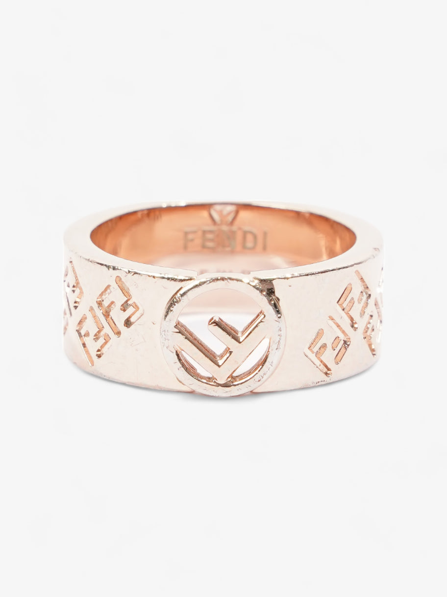 Fendi FF Ring Rose Gold Base Metal M Image 1