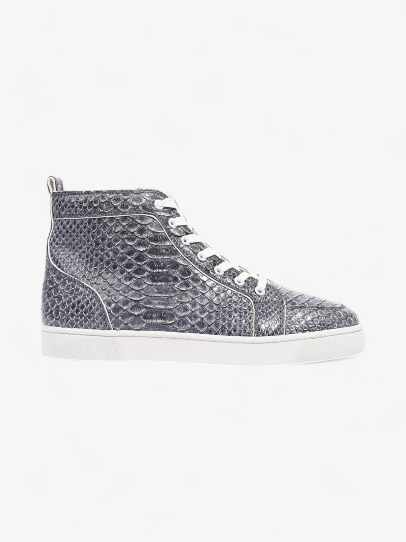  Christian Louboutin Rantus High-tops Blue / White Python EU 43 UK 9