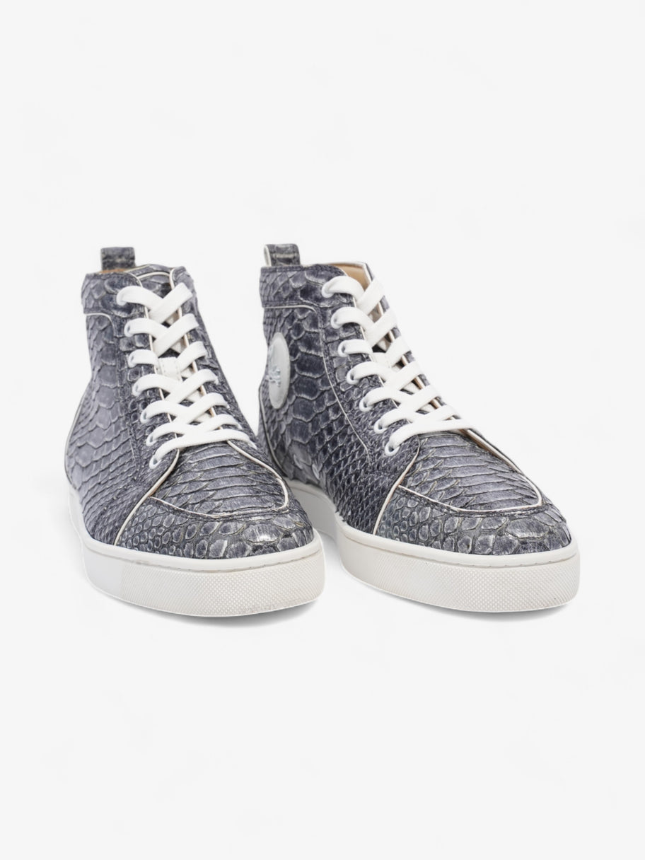 Christian Louboutin Rantus High-tops Blue / White Python EU 43 UK 9 Image 2