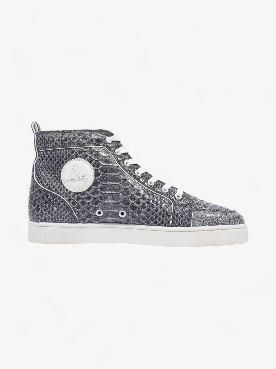 Christian Louboutin Rantus High-tops Blue / White Python EU 43 UK 9 Image 4