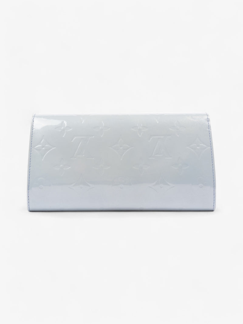  Louis Vuitton Sarah Wallet Monogram Vernis / Pale Blue Vernis Leather