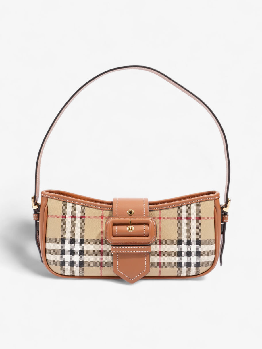 Burberry Sling Bag Vintage Check Polyurethane Image 1