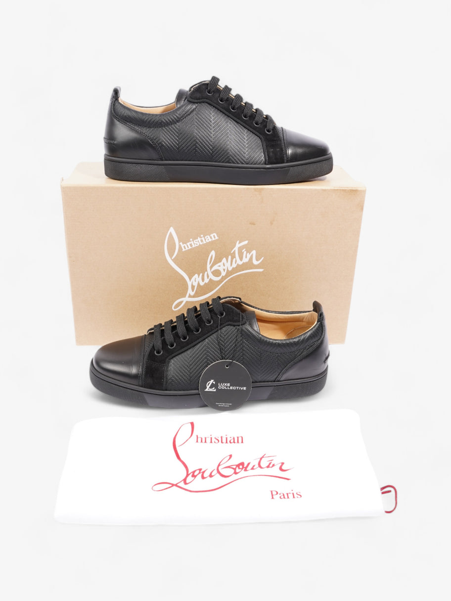 Christian Louboutin Louis Junior Flat Black Calfskin Leather EU 42 UK 8 Image 10