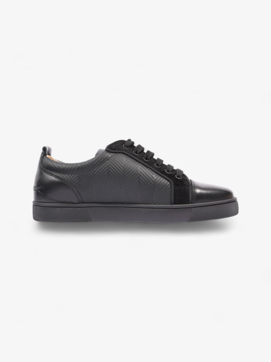 Christian Louboutin Louis Junior Flat Black Calfskin Leather EU 42 UK 8 Image 4