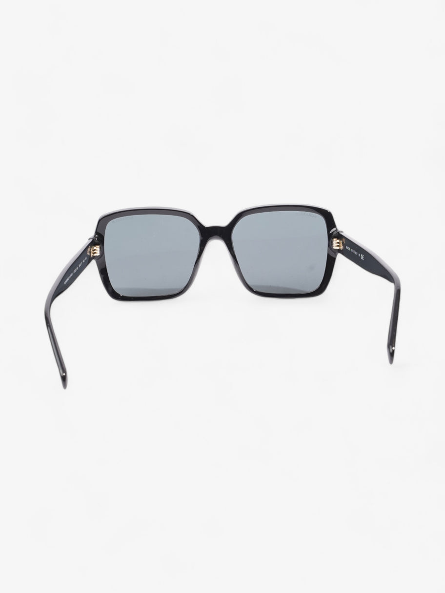 Chanel Square Framed Sunglasses Black / Gold Acetate 140mm Image 3