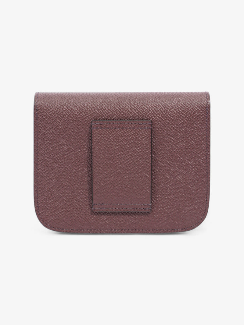  Hermes Constance Slim Wallet Rouge Sellier / Rubis Calfskin Leather