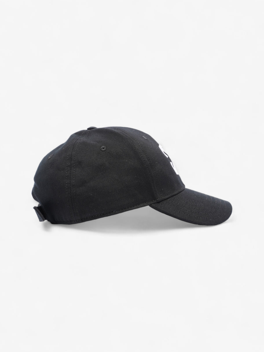 Off White Arrow Drill Baseball Cap Black / White Cotton Large Image 5