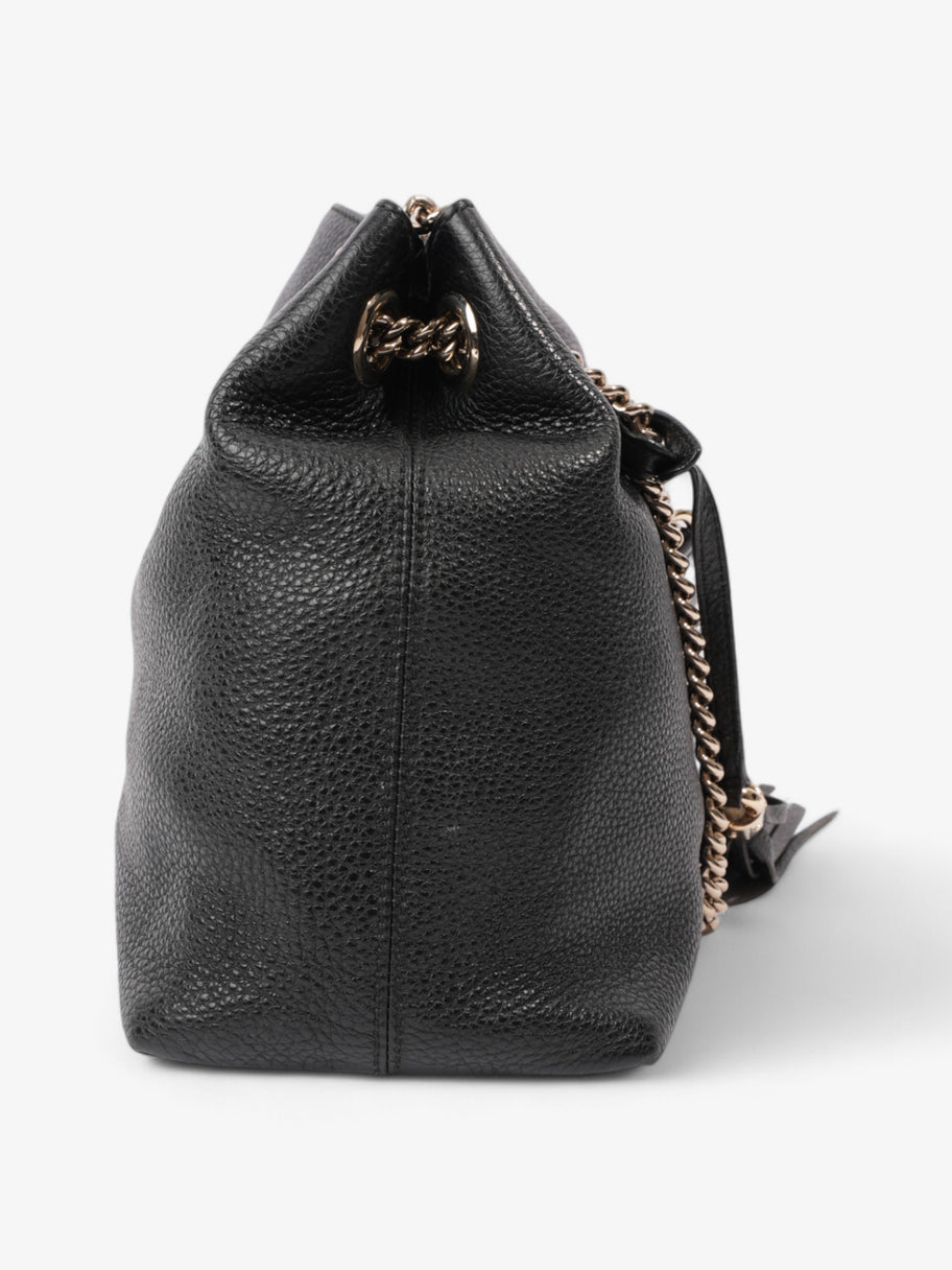 Gucci Soho Chain Tote Black Leather Image 5